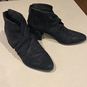 Eileen Fisher suede LUX bootie ankle boot
